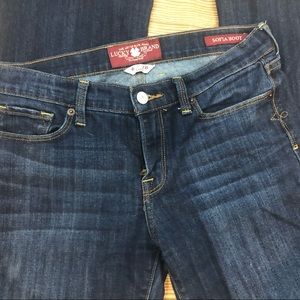 Lucky Brand Jeans - Lucky Brand Blue Jeans 6/28 Long Zip with Button Lucky Brand Jeans - Lucky Brand Blue Jeans 6/28 Long Zip with Button